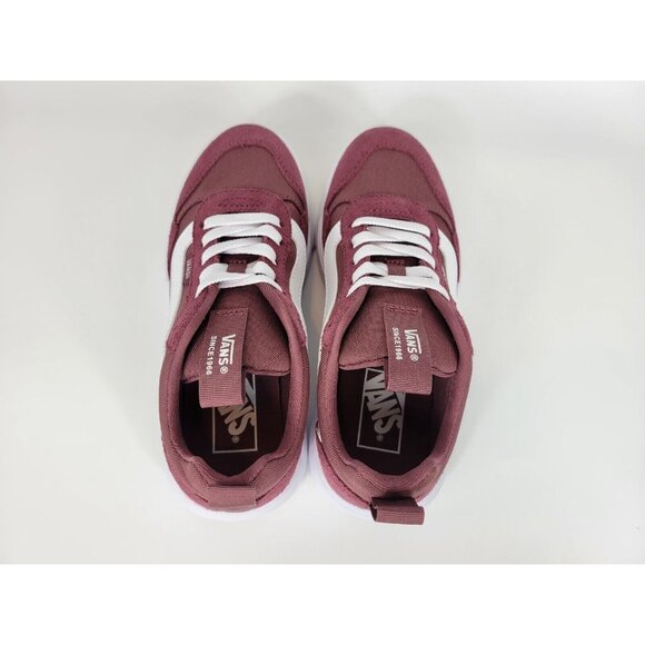 Vans Range Exp Suede Canvas Shoes Sneakers Womens Size 6 Red White VN0A5HVB1N0 - Picture 6 of 10